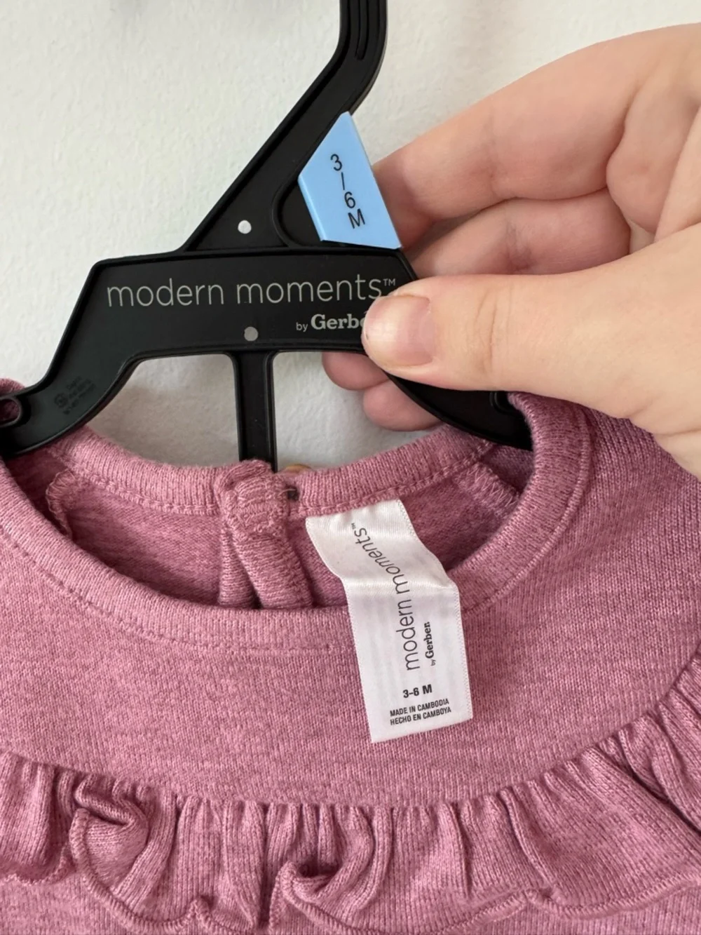 MODERN MOMENTS 2 piece super soft baby set; girls clothes - Picture 2 of 5